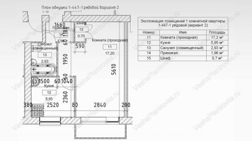 Планировки квартир типовой серии хрущевки. Описание хрущевки 1-447 первого поколения