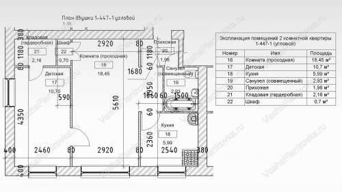 Планировки квартир типовой серии хрущевки. Описание хрущевки 1-447 первого поколения