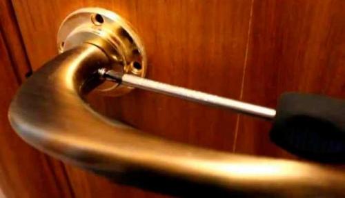 Ремонт ручки входной двери. Рекомендуемый порядок действий