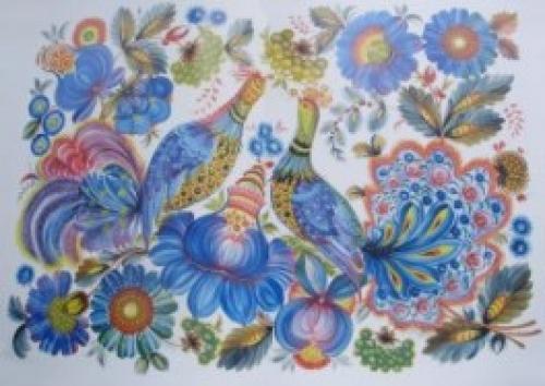 Какие цвета наиболее часто используются в цветочных орнаментах. Цвет в орнаментальной композиции